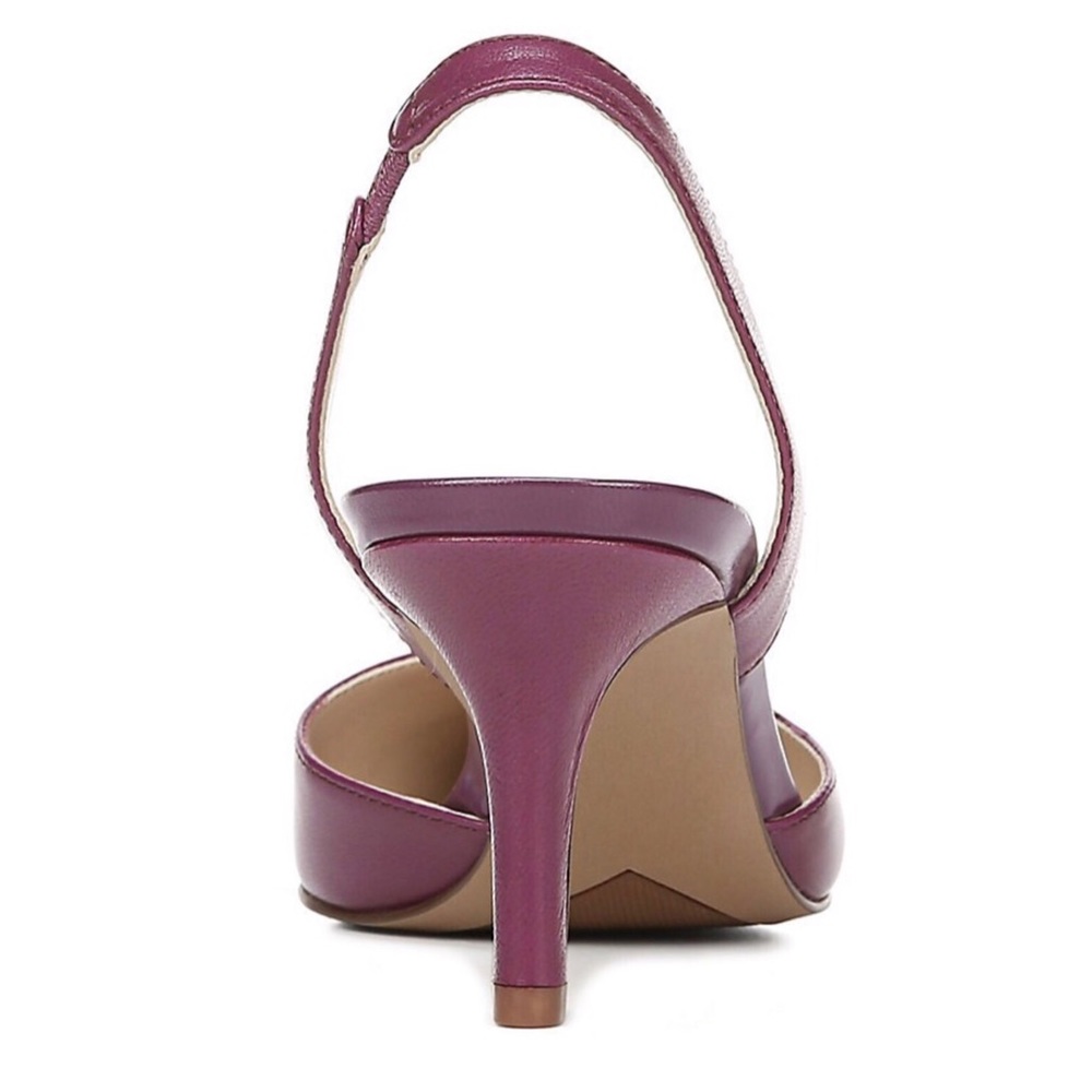 NEW Franco Sarto Tokyo Kitten Heel Leather Pumps - Picture 3 of 6